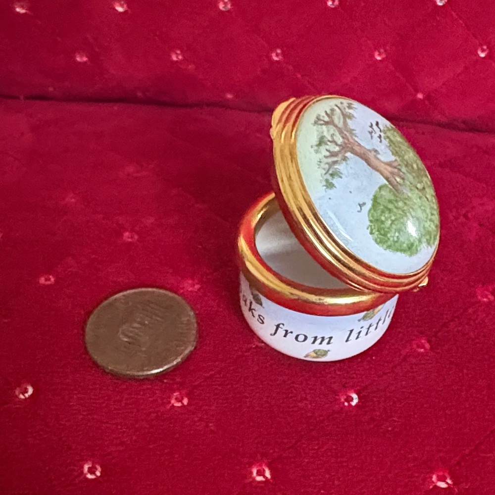 Decorative Trinket Box with Tree Design